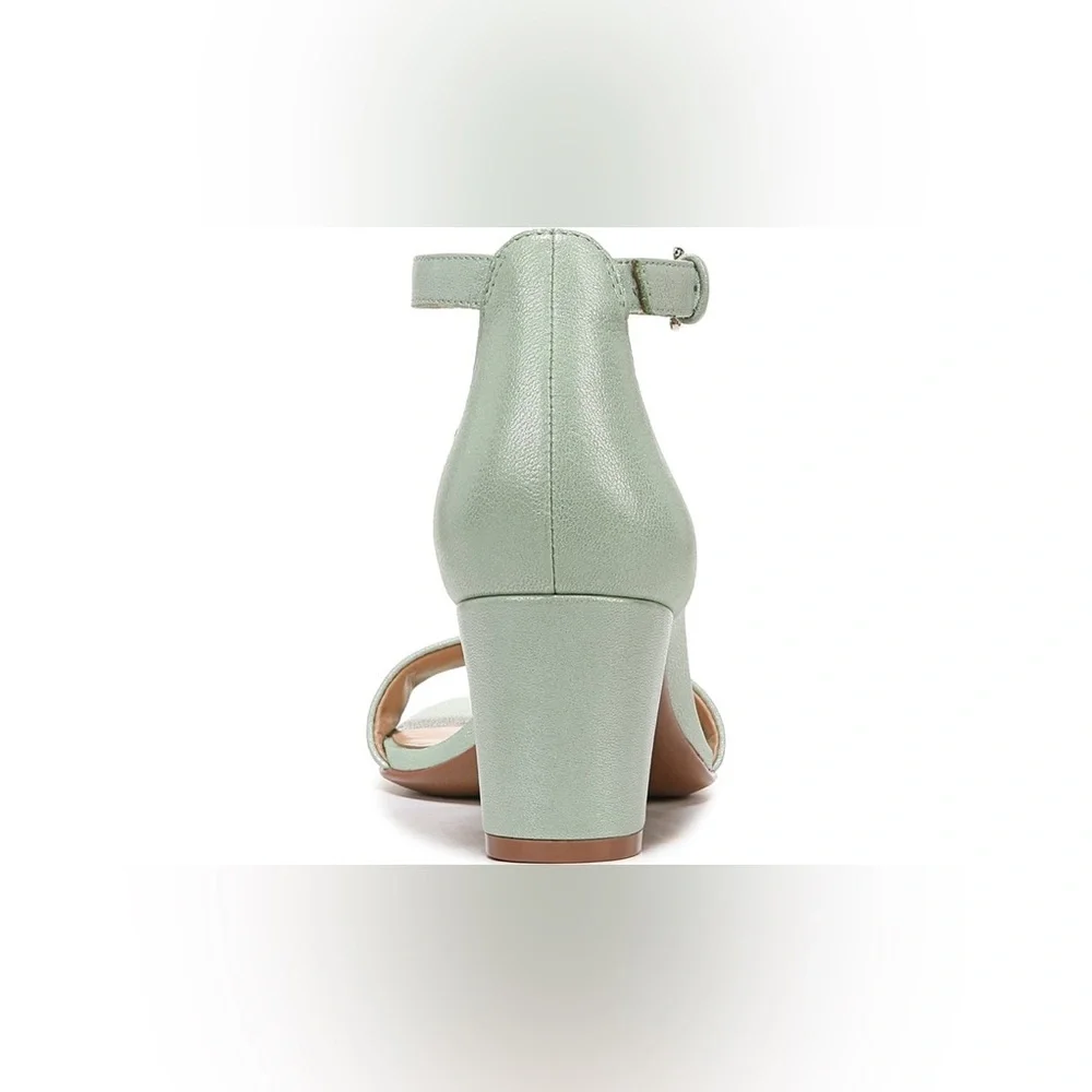 Naturalizer Vera dress sandal heel - spring mint leather size 7 wide - Picture 5 of 12